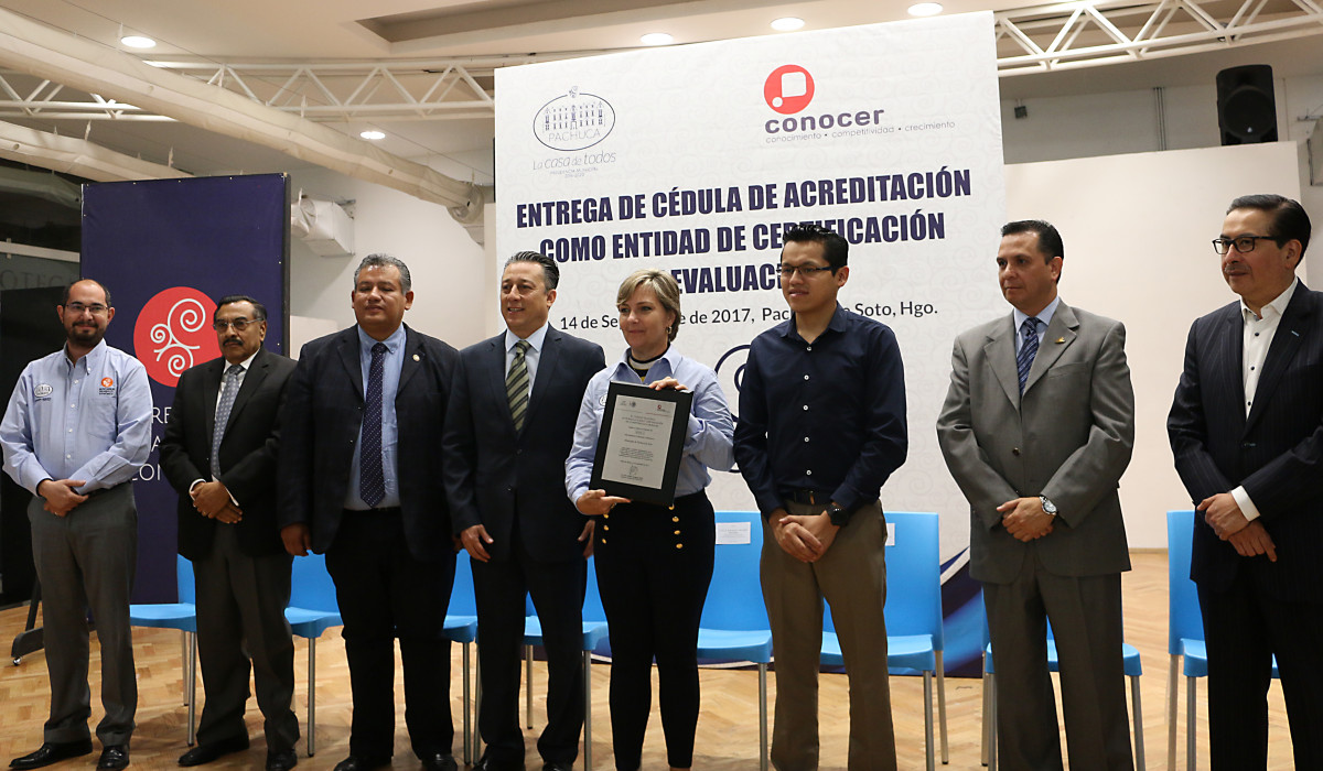 El Municipio de Pachuca se acredita como Entidad de Certificación y Evaluación ante el CONOCER