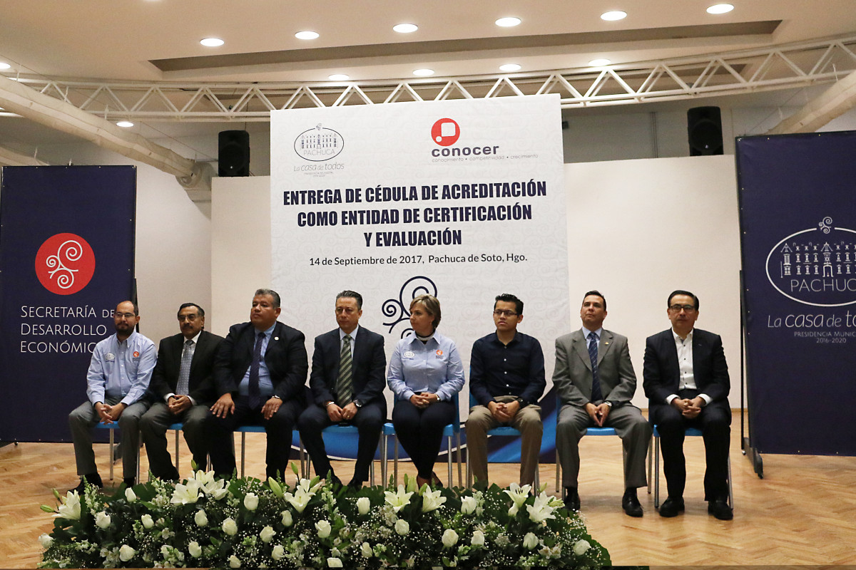 El Municipio de Pachuca se acredita como Entidad de Certificación y Evaluación ante el CONOCER